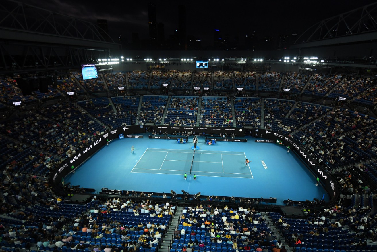 A man has been arrested after allegedly sexually assaulting a women at the Australian Open.