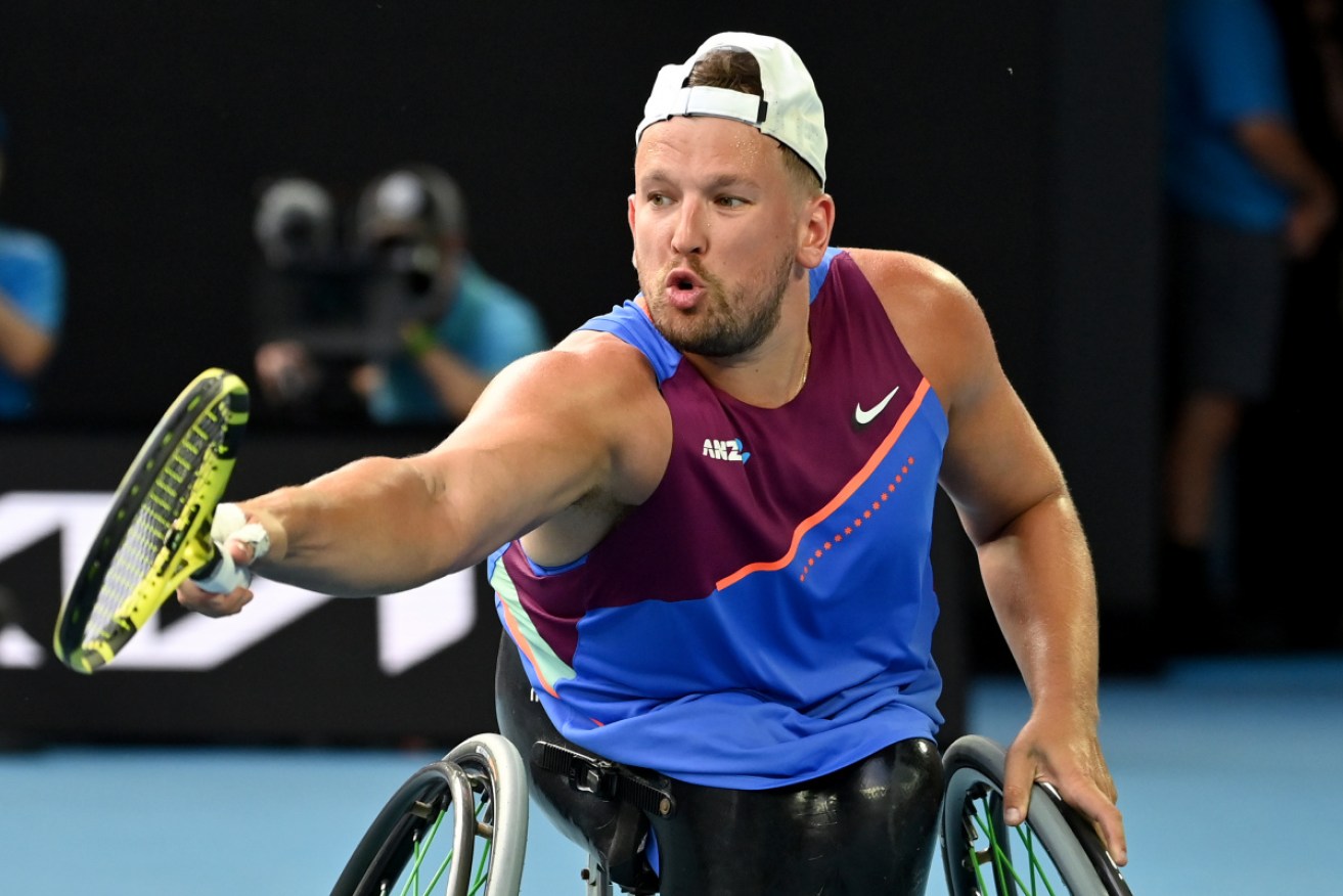 A fairytale farewell eluded Dylan Alcott who lost the quad wheelchair singles final to Sam Schroder. 