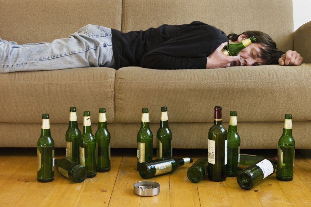 Alcohol puts you to sleep, then wakes you up again. 