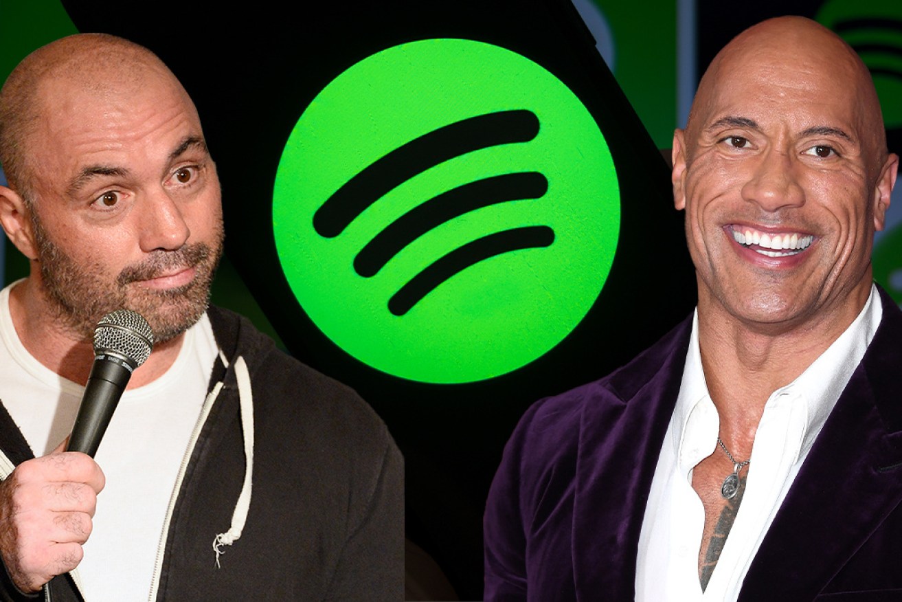 The Rock has supported Joe Rogan after the podcaster was caught up in a controversy about COVID misinformation.