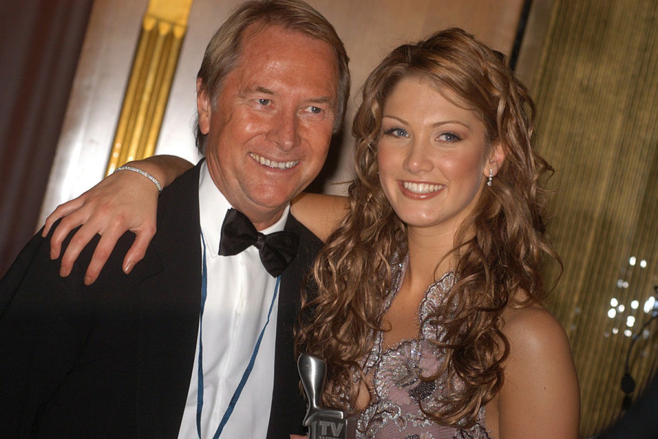 Wheatley with Delta Goodrem at the 2003 Logie Awards.