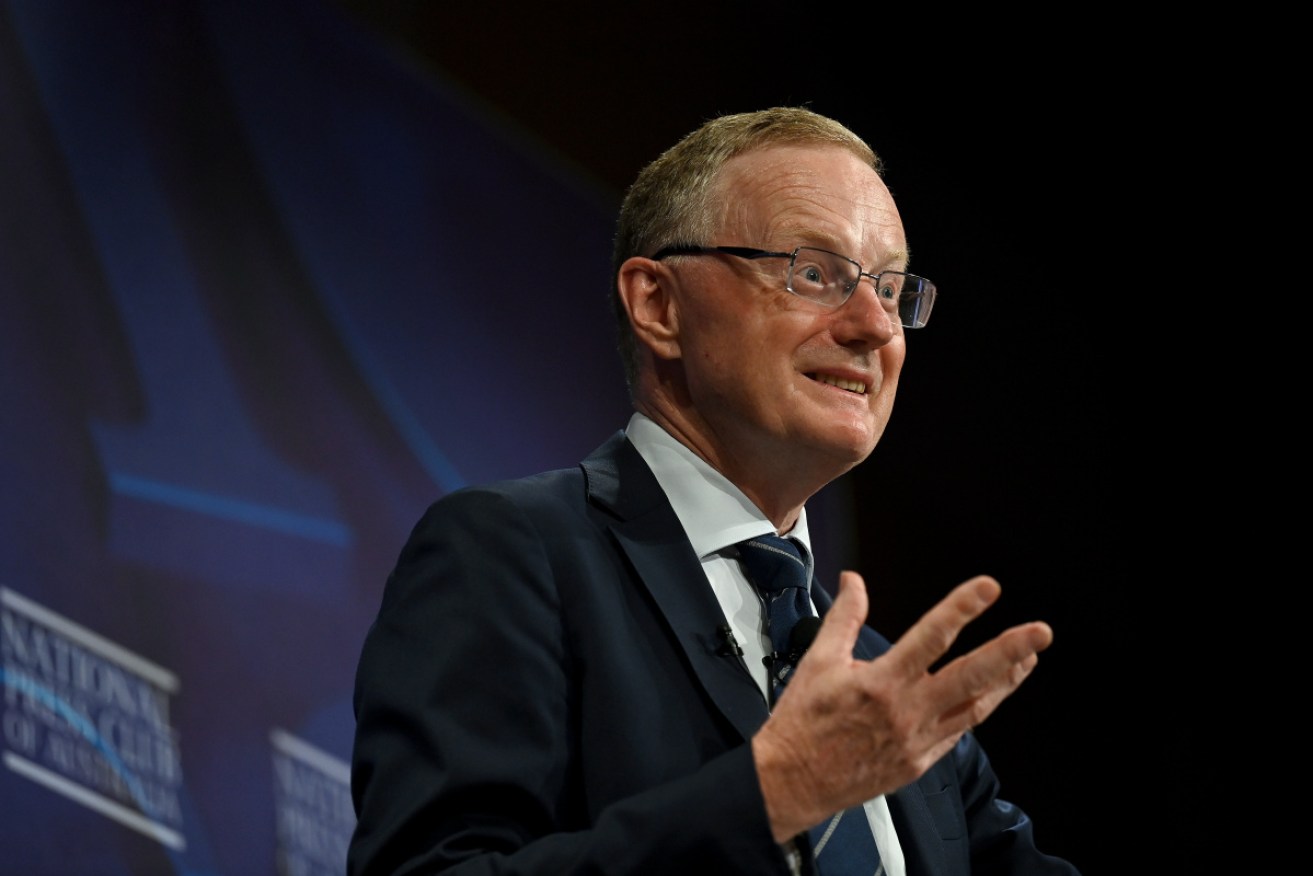 RBA boss Philip Lowe is in no rush to hike interest rates because he's not worried about inflation.