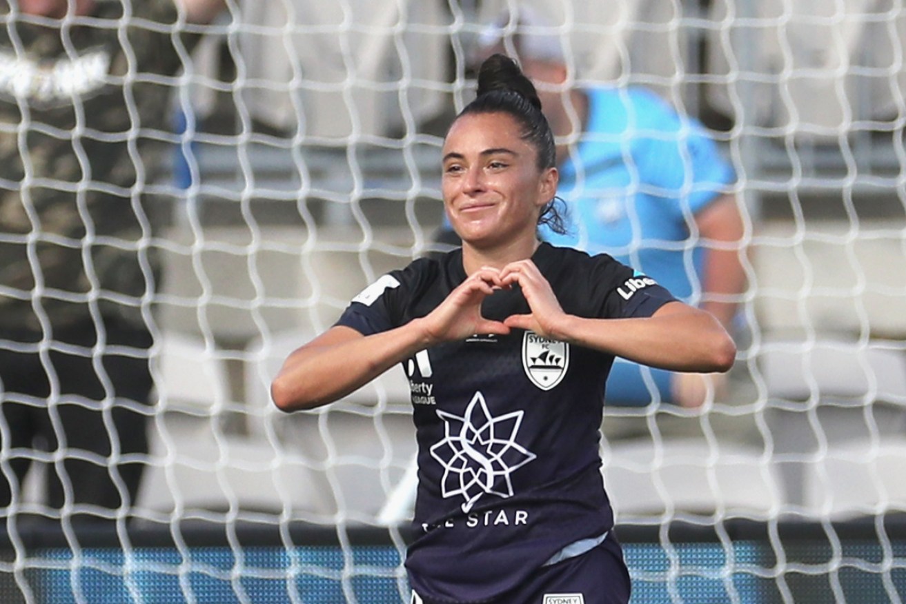 Chile international Maria Rojas scored the opening Sydney FC goal in the win at home to Brisbane. 