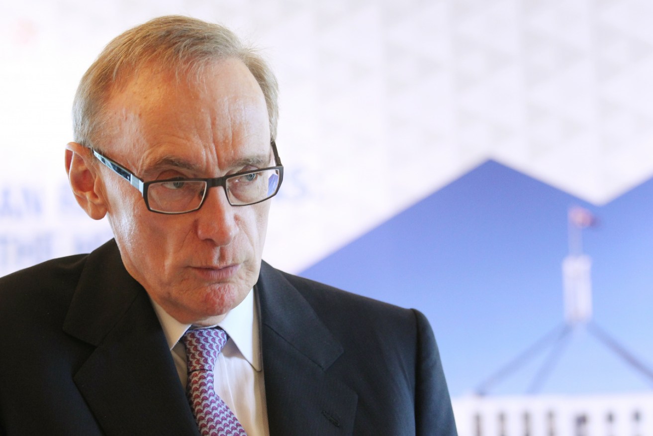 Bob Carr has refused to retract his accusations that Peter Dutton is behind leaked texts about the PM.