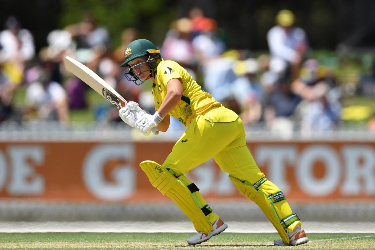 Alyssa Healy says there are encouraging signs she is emerging from a rare dip in form with the bat. 