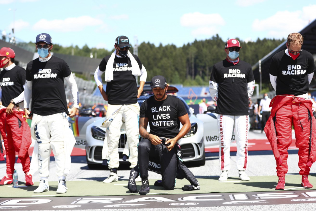 F1 will no longer enable drivers to 'take a knee', as done by Lewis Hamilton, before grand prix. 