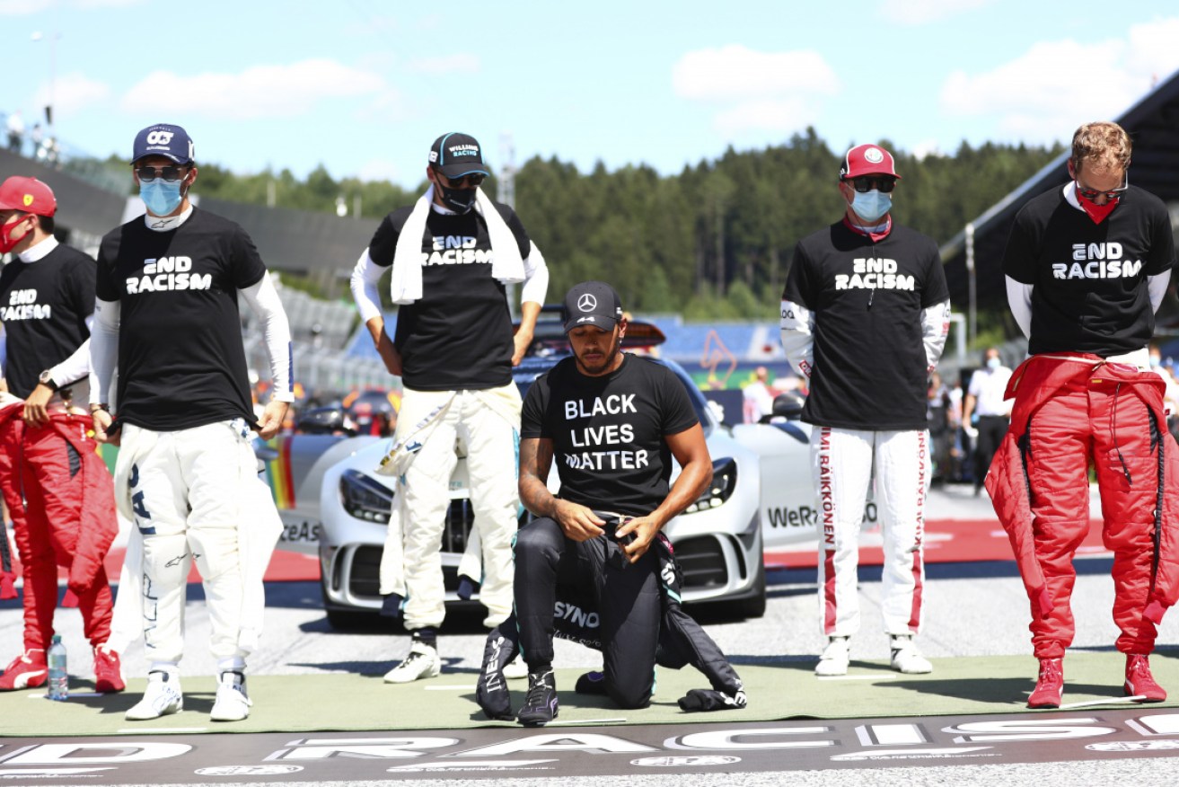 F1 will no longer enable drivers to 'take a knee', as done by Lewis Hamilton, before grand prix.