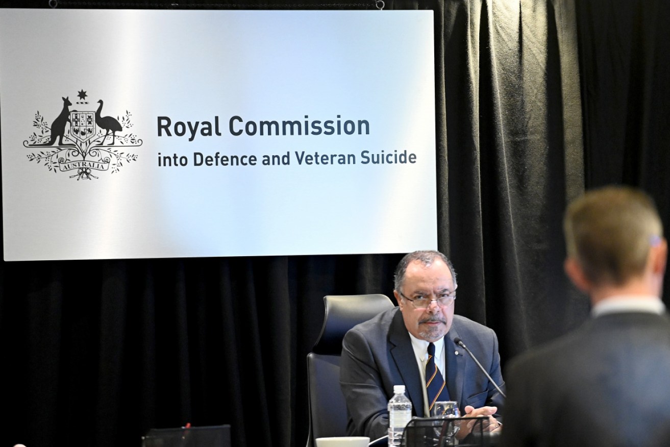 The royal commission is hearing evidence from former ADF members who've had suicidal ideation.