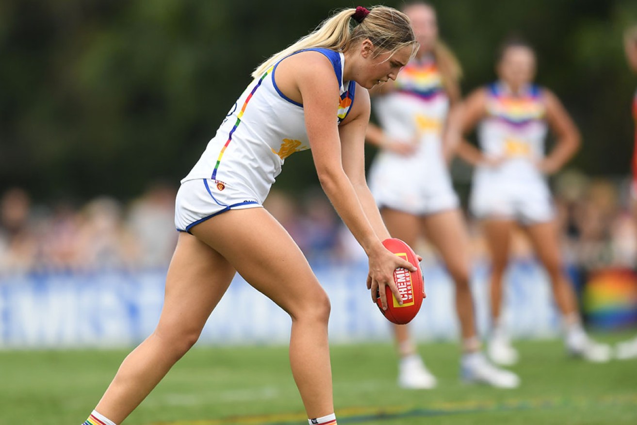 Taylor Smith was one of nine different goalkickers in Brisbane's 69-point AFLW win over Gold Coast.