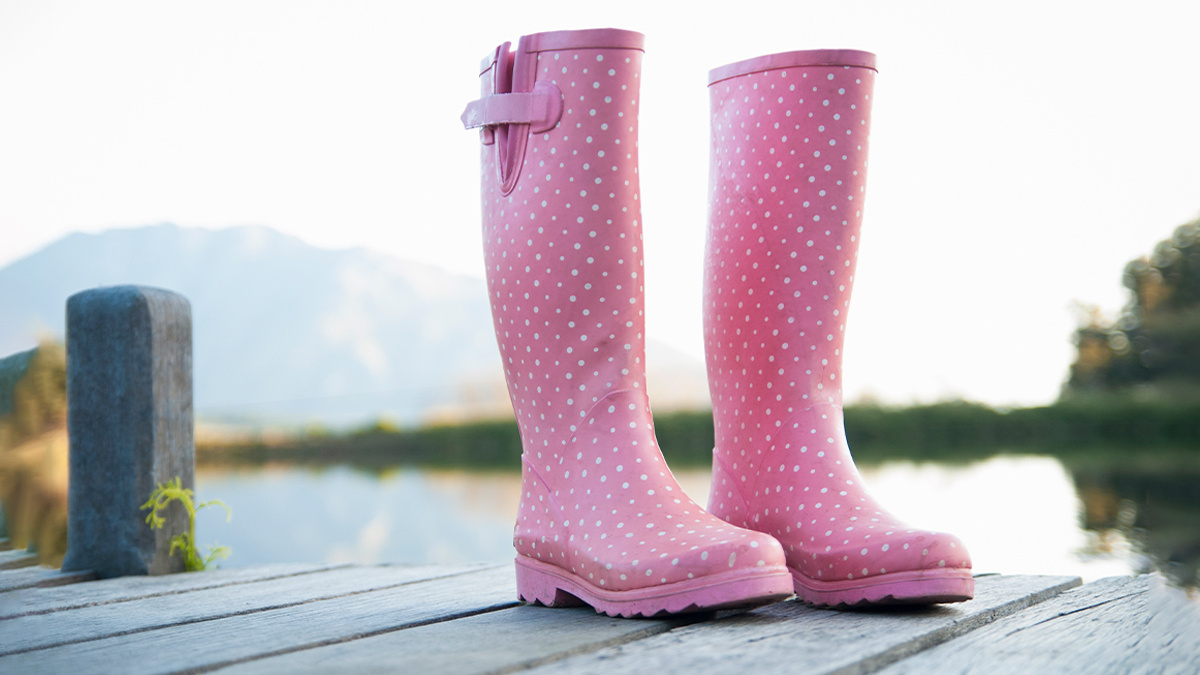 Polka 2024 dot gumboots