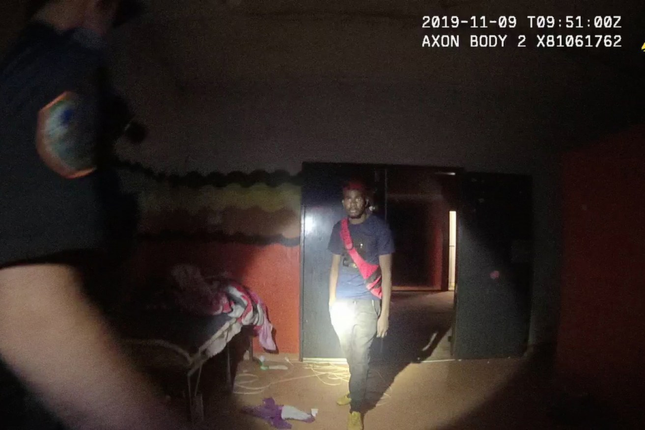 Kumanjayi Walker recorded on body-cam mere seconds before his life was snuffed out. <i>Photo: NT Police</i>