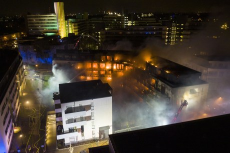 Three injured as blaze rips through apartment block in Essen, Germany