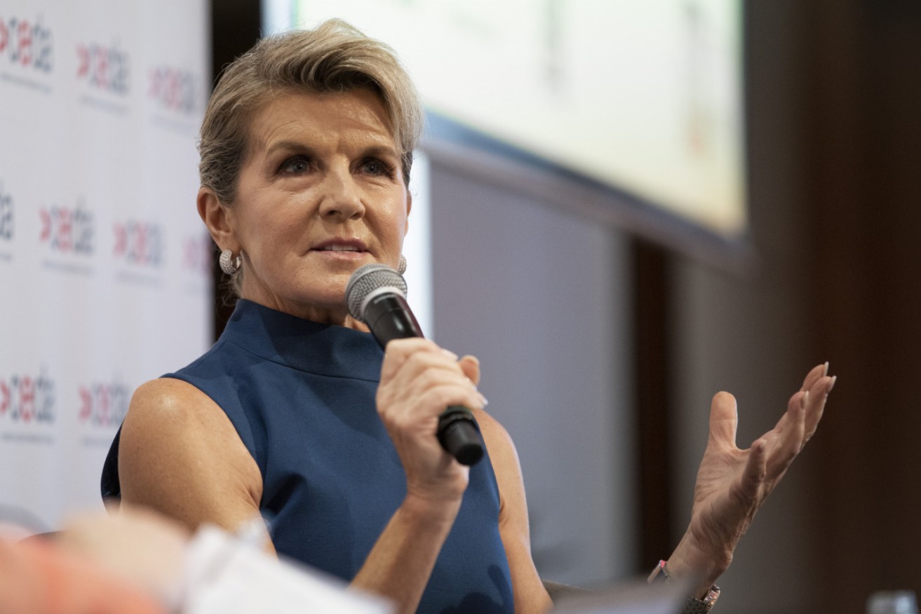 National security should be a non-partisan issue, former foreign minister Julie Bishop says.