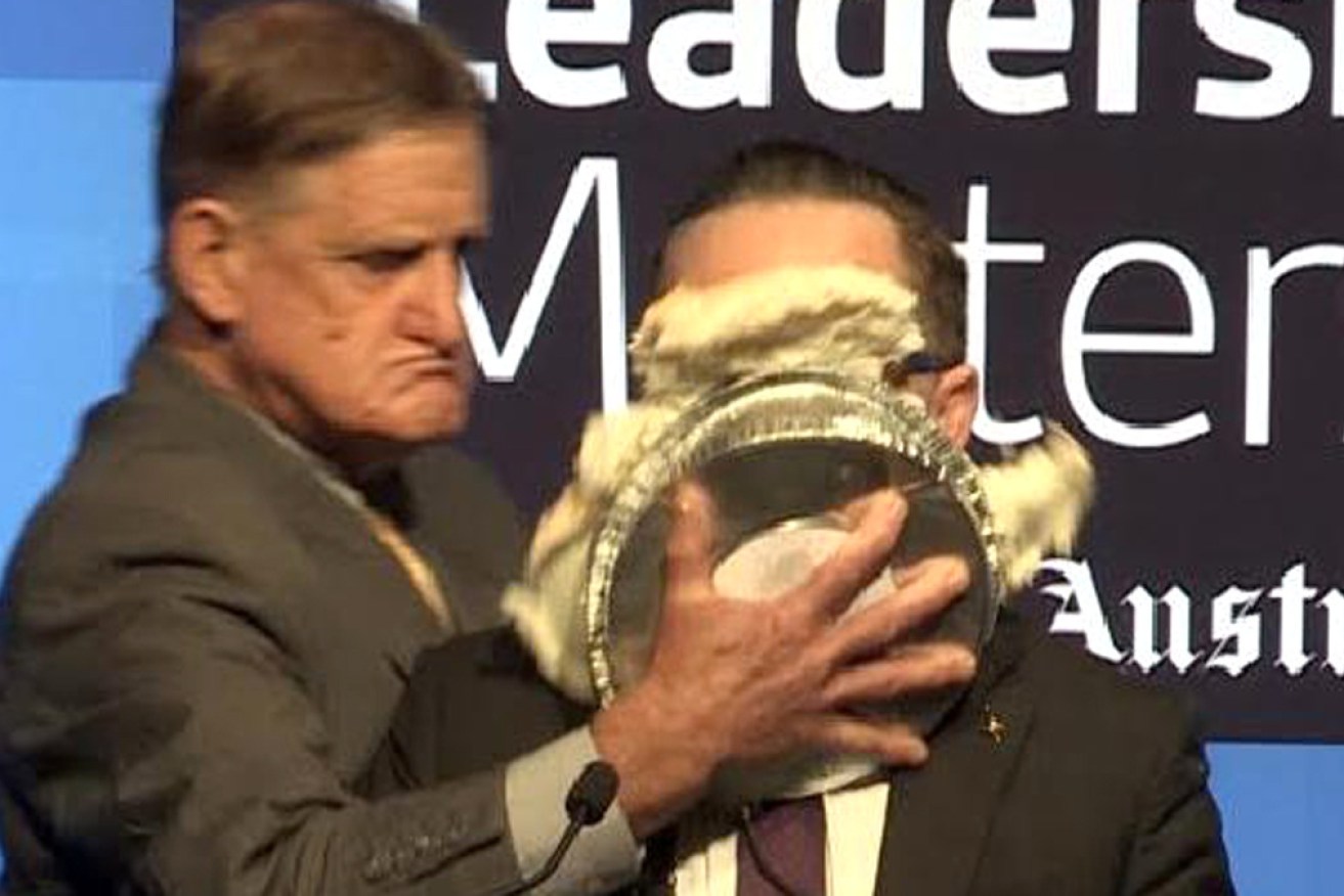 Alan Joyce was publicly-pied because of his support for gay marriage. Photo: TND