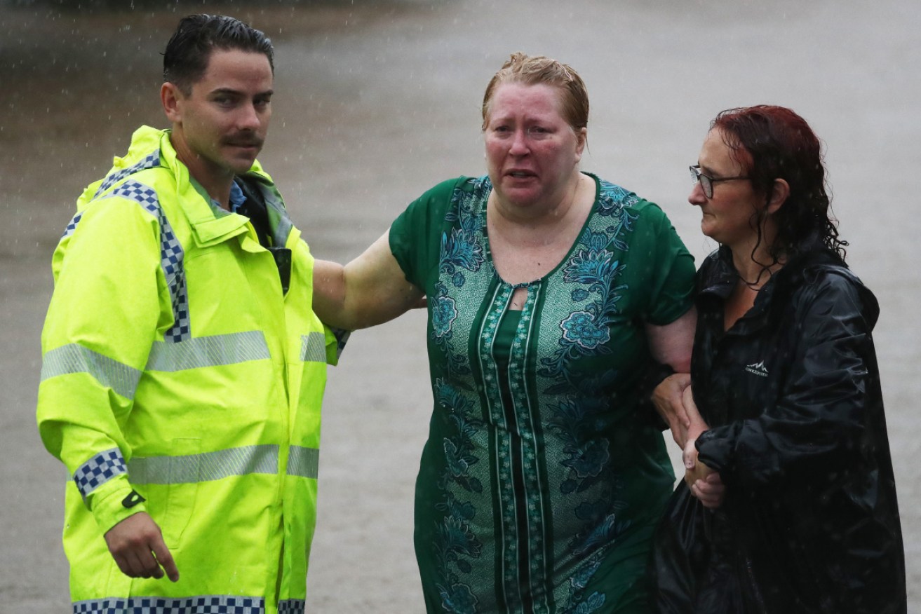 Hundreds of people have been rescued in the flood-hit area, with hundreds more still stranded.