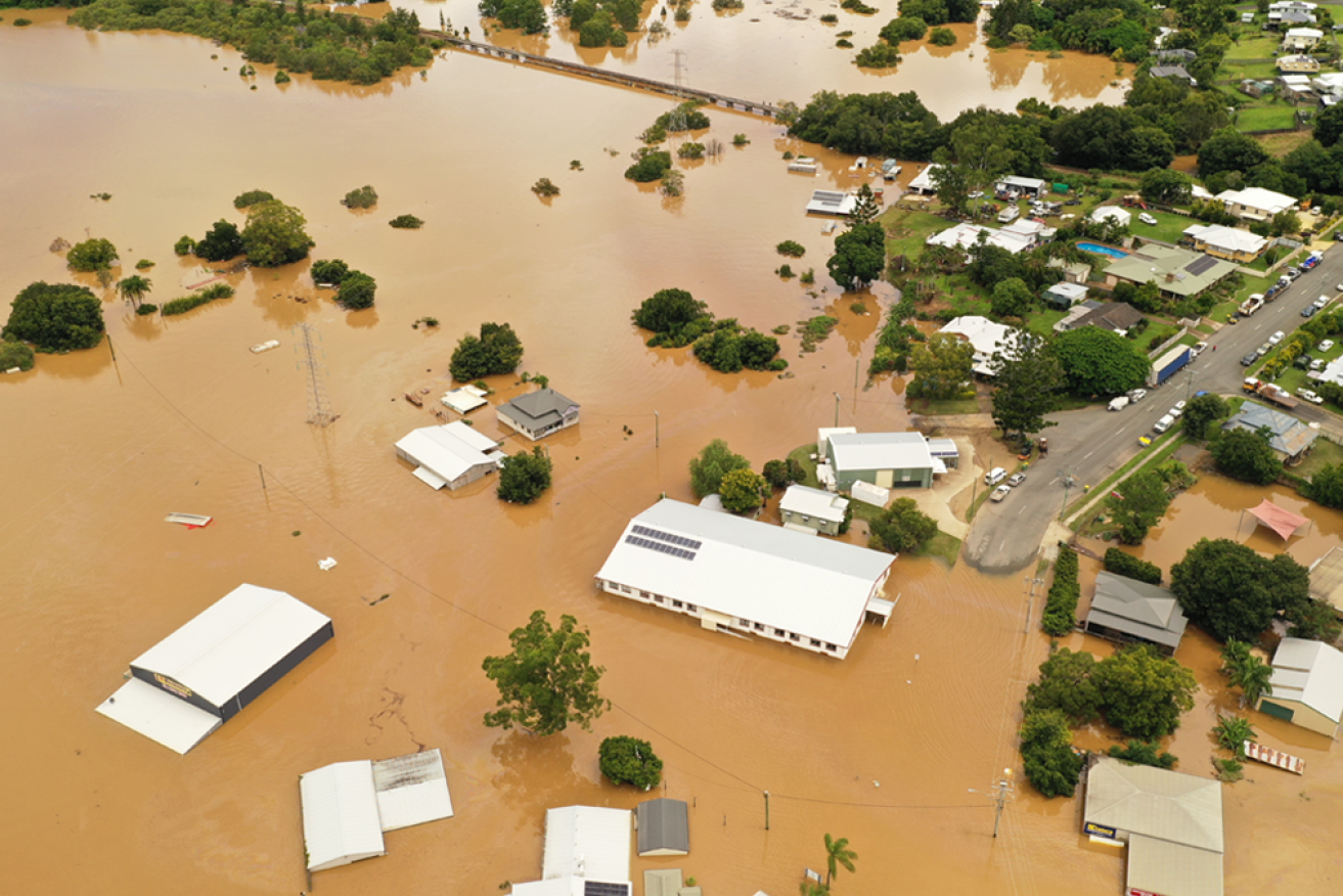 Gympie was one of many Queensland towns to be submerged by flood waters.