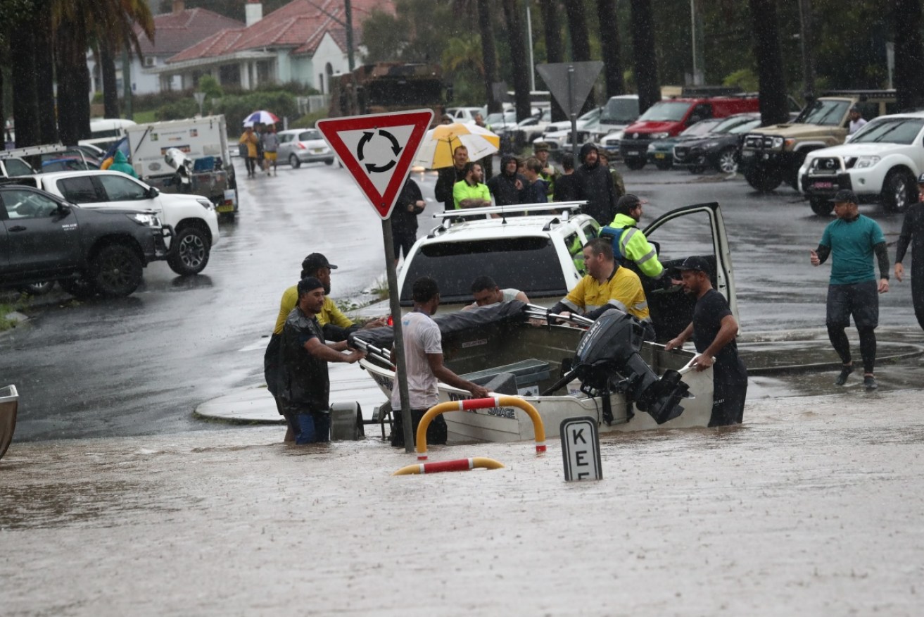 The flood waters have receded but the  volume of recriminations continues to rise. <i>Photo: AAP</i>