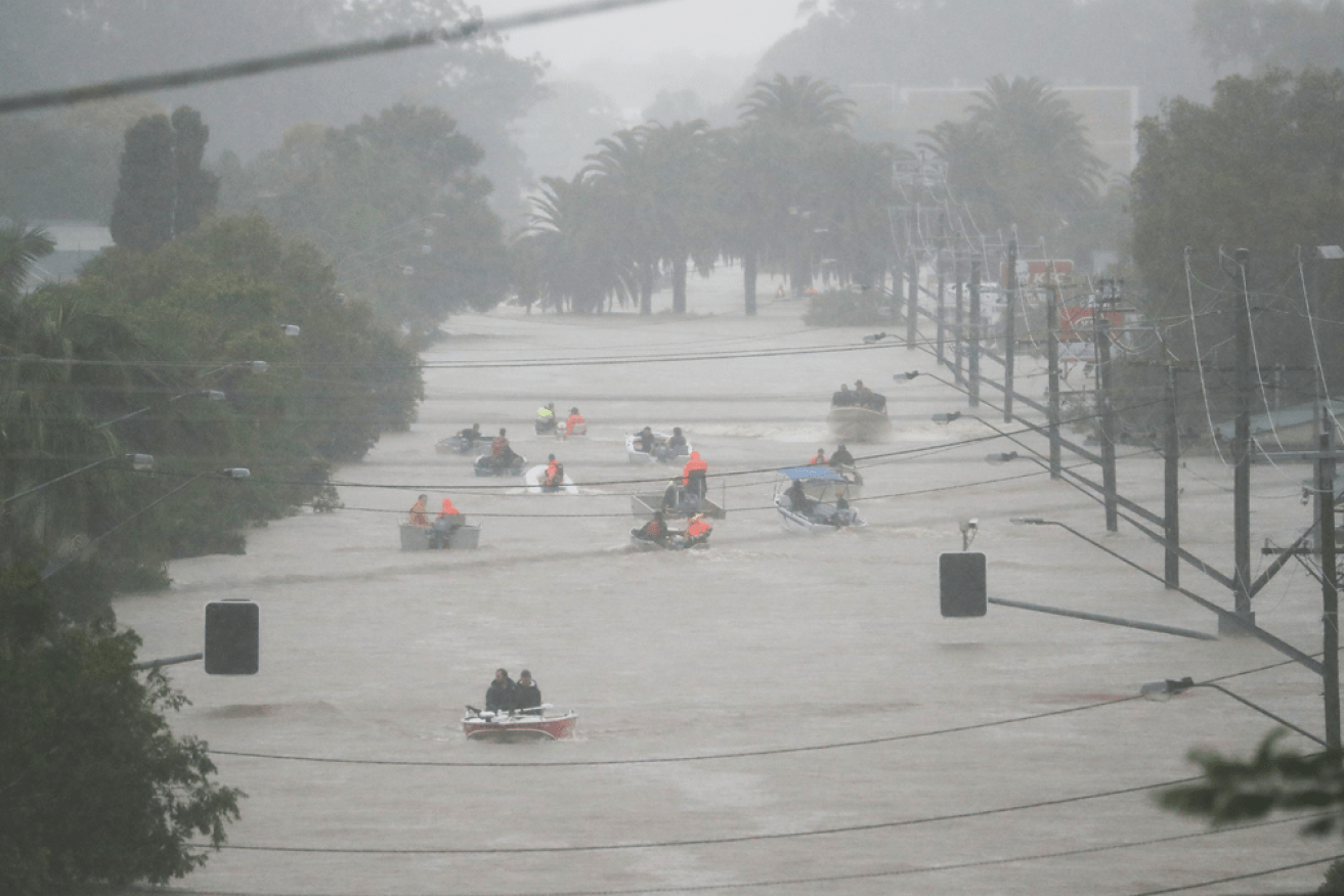 Politicians have blamed the floods in Qld and NSW on a "rain bomb", but meteorologists say it's an atmospheric river.