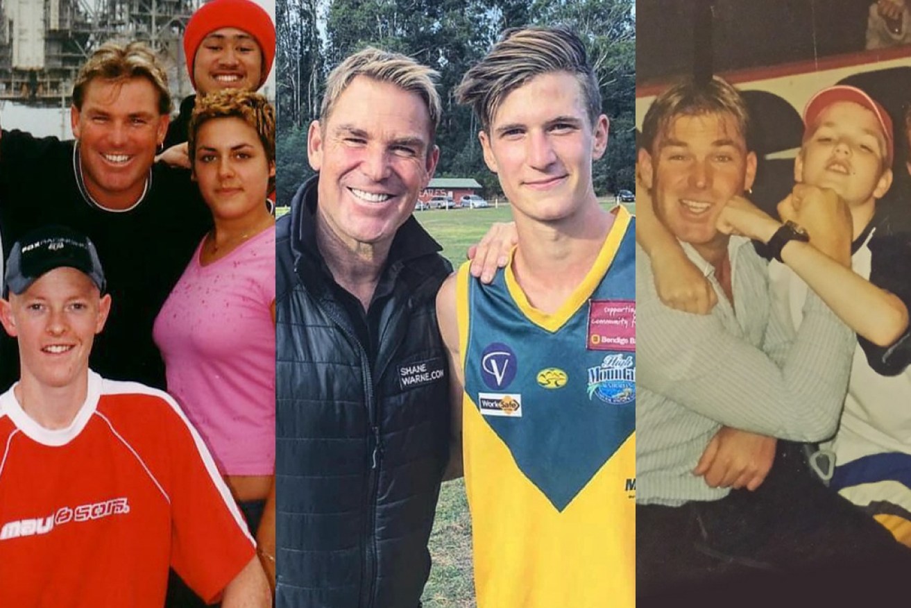 Shane Warne visited Black Saturday survivors and had a close relationship with Challenge, which supports children with cancer.