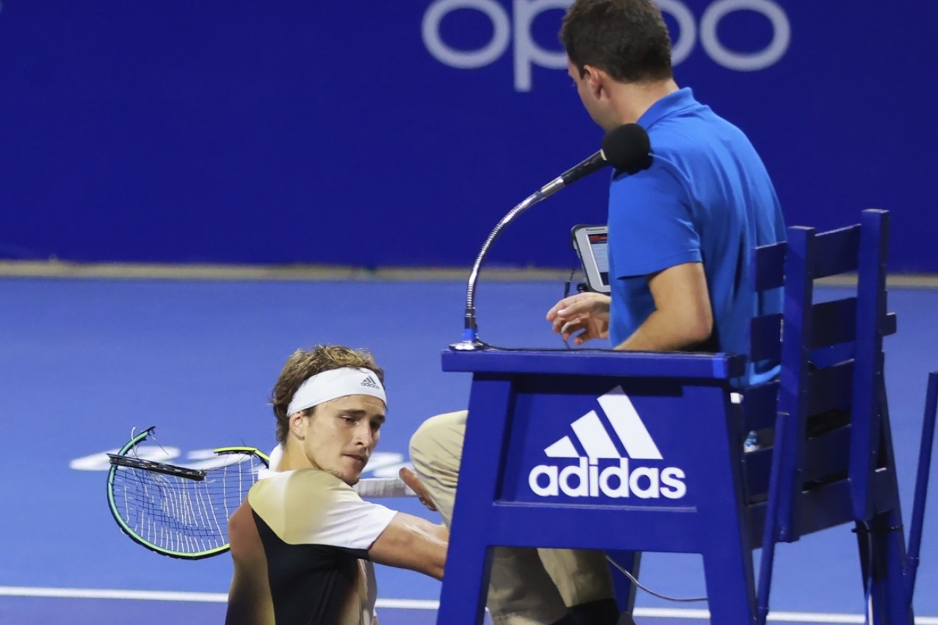 The ATP has ruled on Alexander Zverev's post-match assault on the umpire's stand in Acapulco.