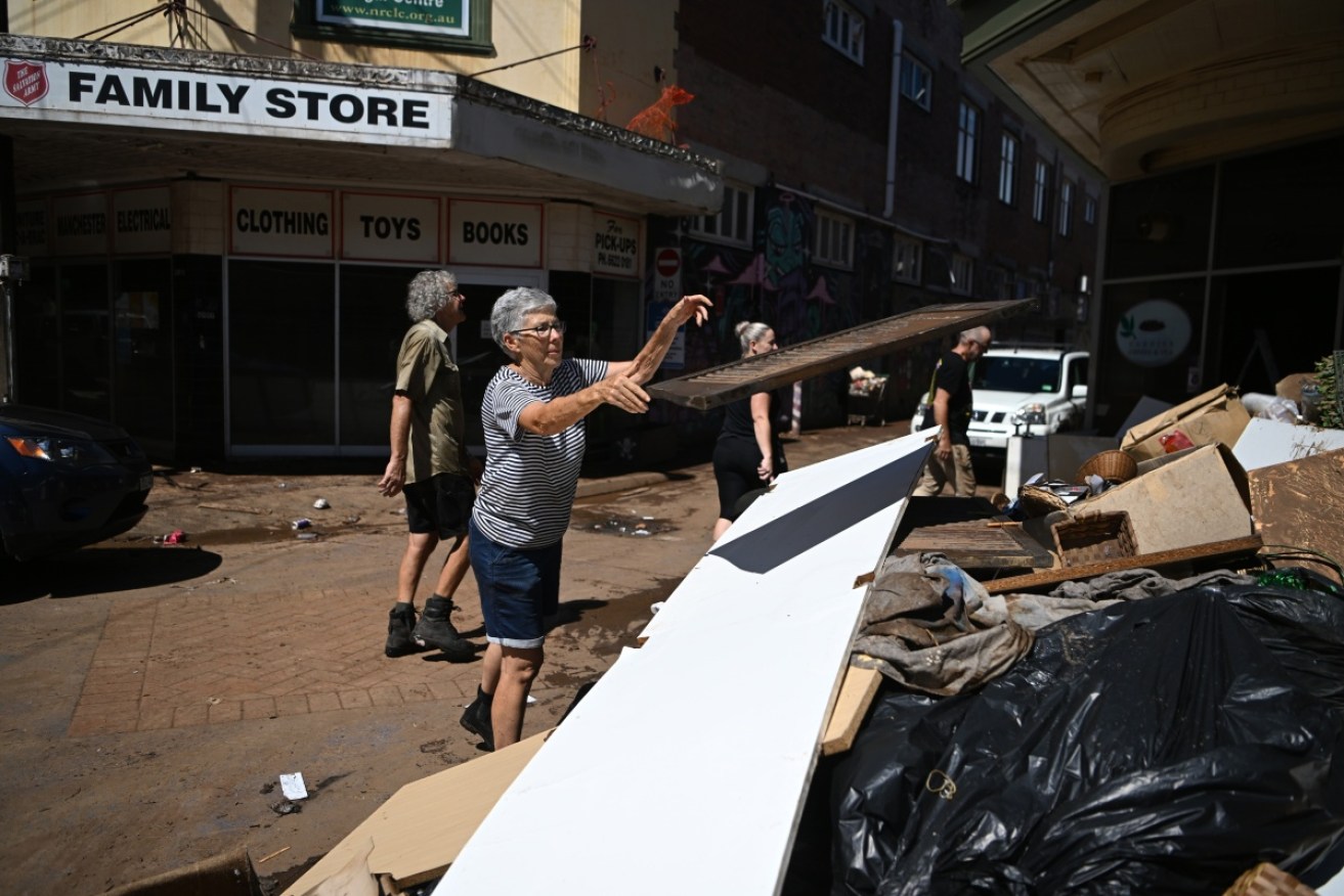 The NSW government is going it alone on flood funding, while requesting more federal help.