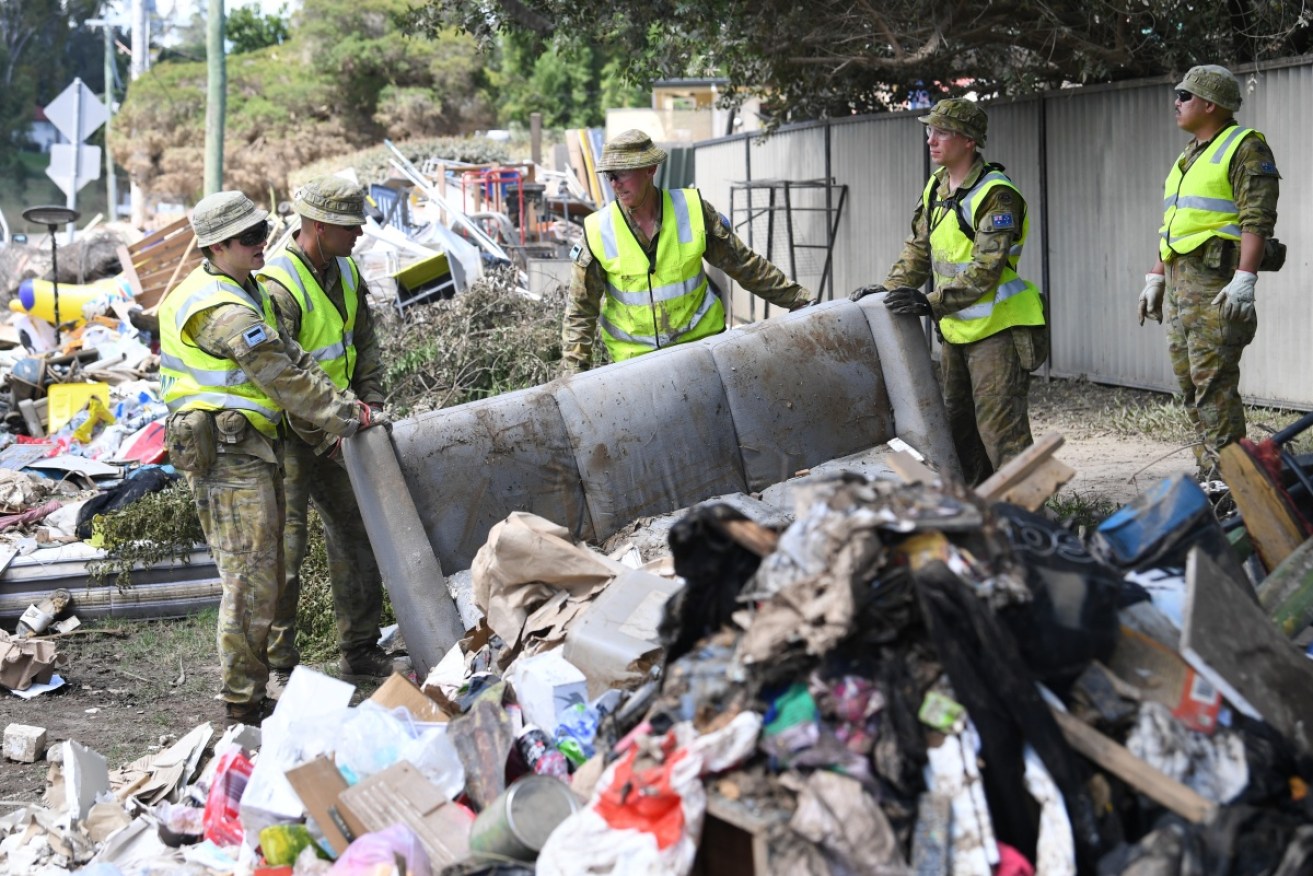 Federal funding for Queensland's $741 million flood recovery package was only approved this week.