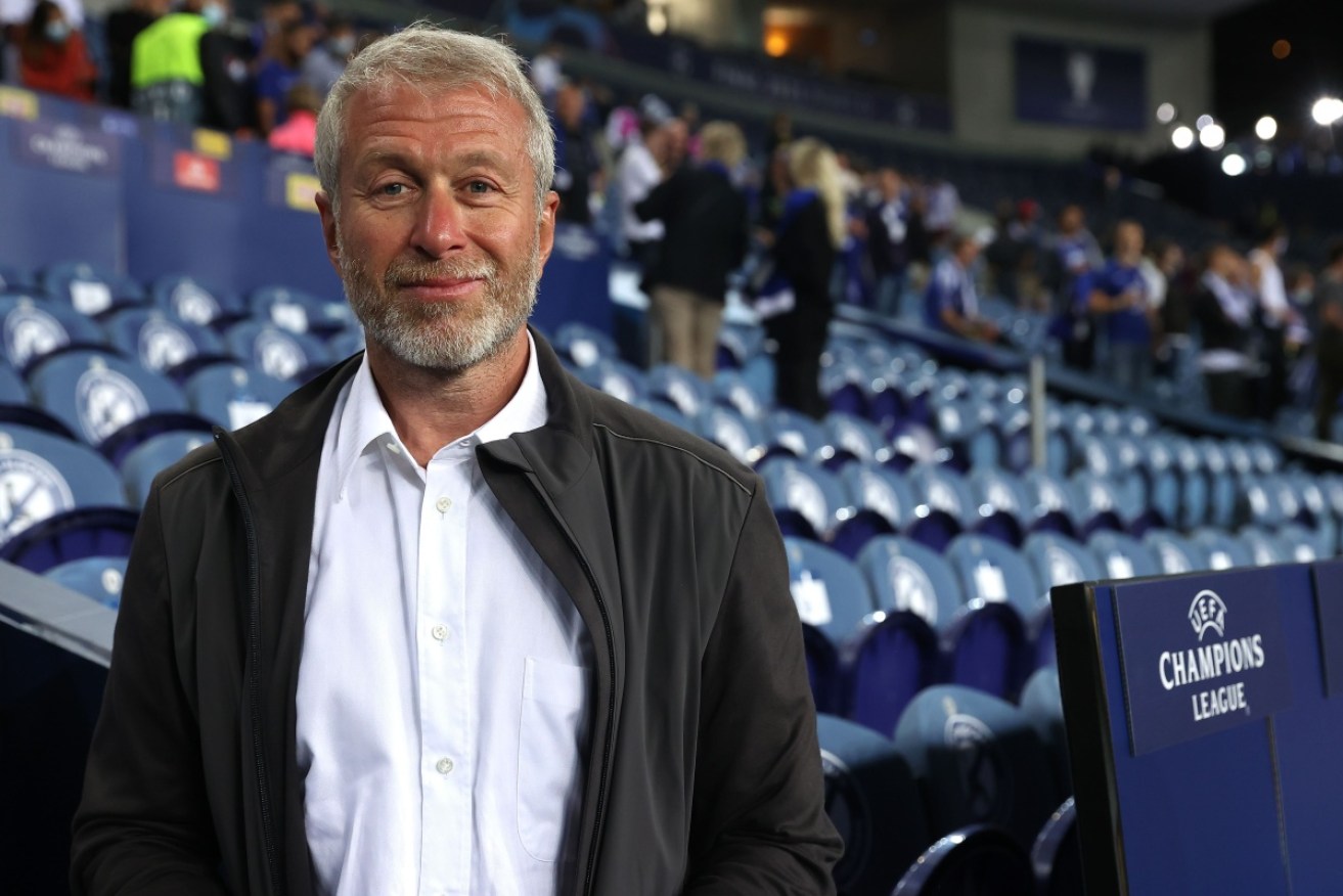 Chelsea football club owner Roman Abramovich is on an EU list of sanctioned Russian billionaires. 