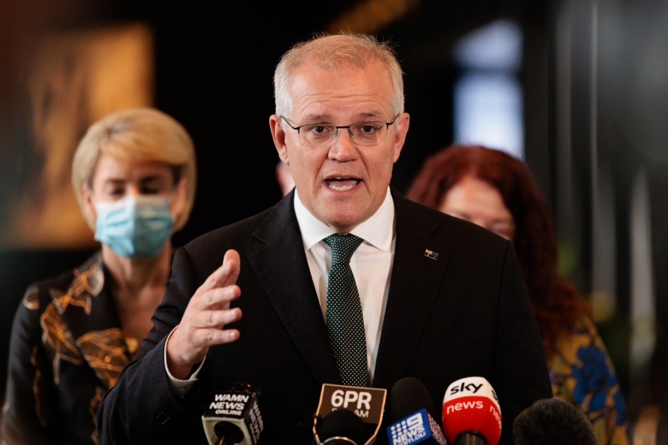 With an election looming, Mr Morrison could not afford the NSW feud to continue. <i>Photo: AAP</i>