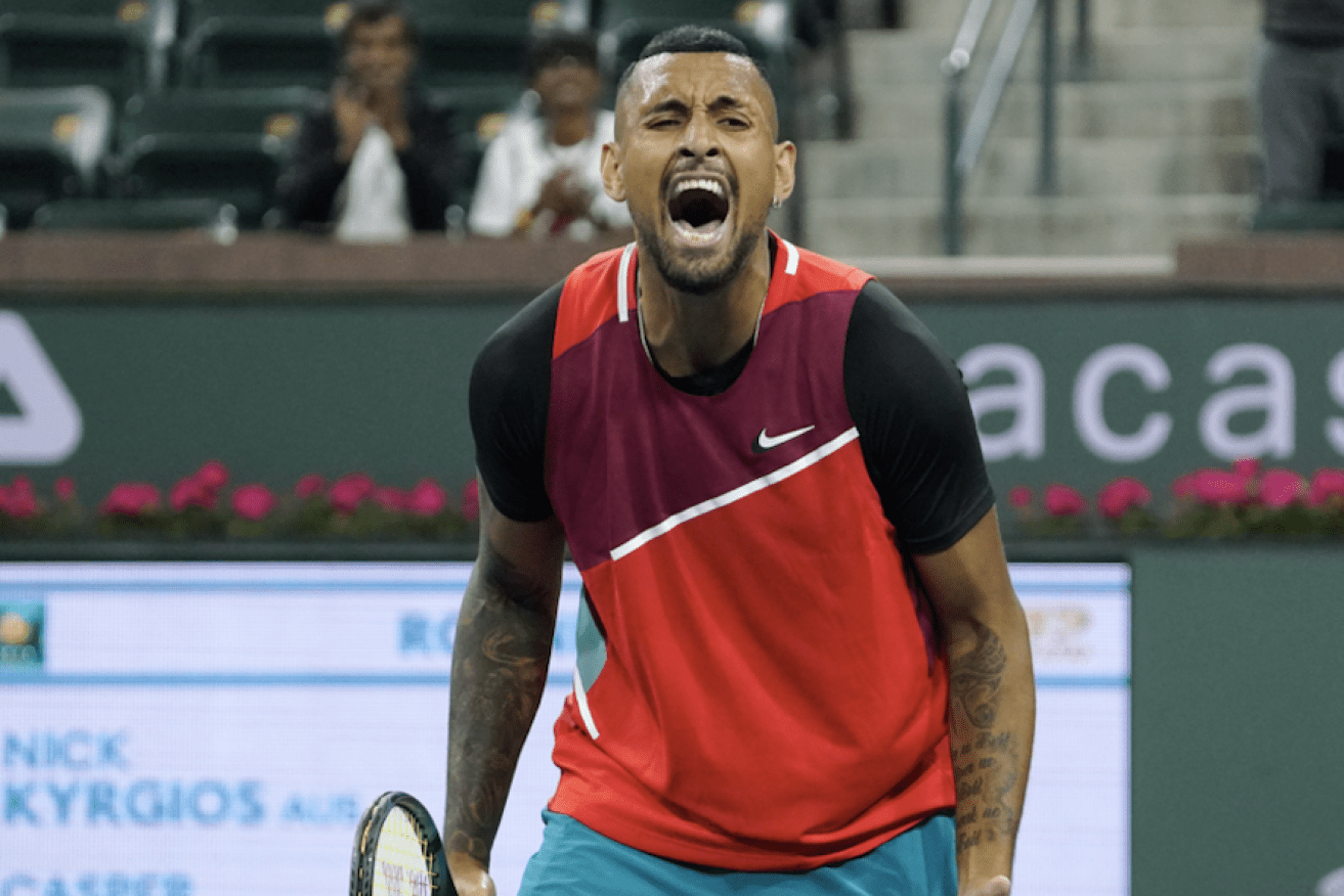 Nick Kyrgios admits he aches to be in the spotlight before worldwide audiences of millions. <i>Photo: AAP</i>