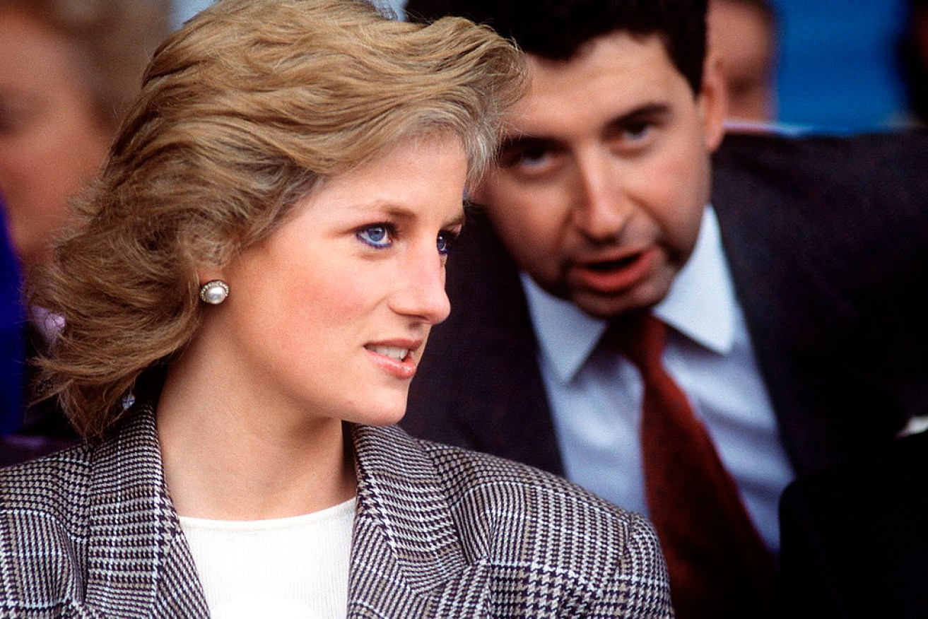  Princess Diana With Her Private Secretary Patrick Jephson in 1989. 