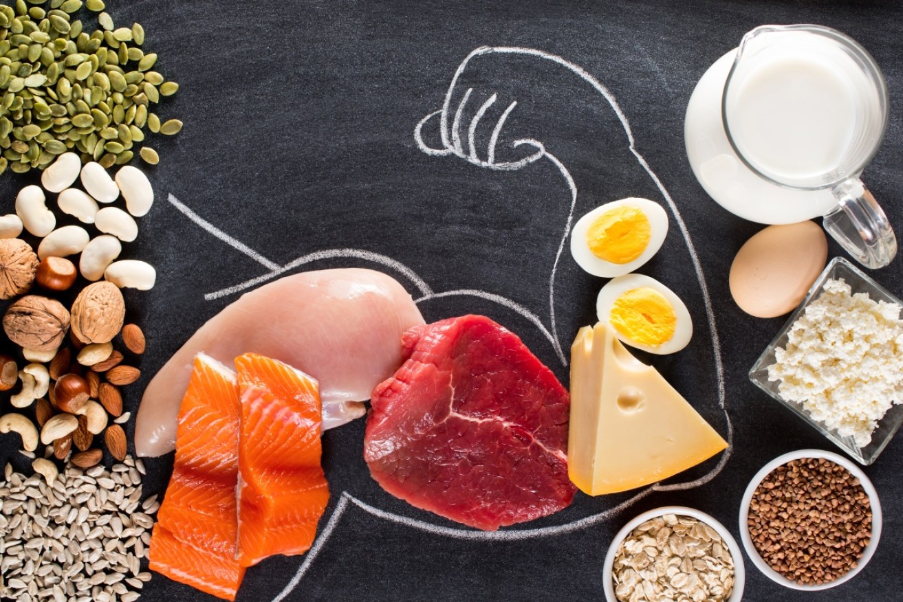 We don't need a lot of protein, and it can't all be from steak and chops.