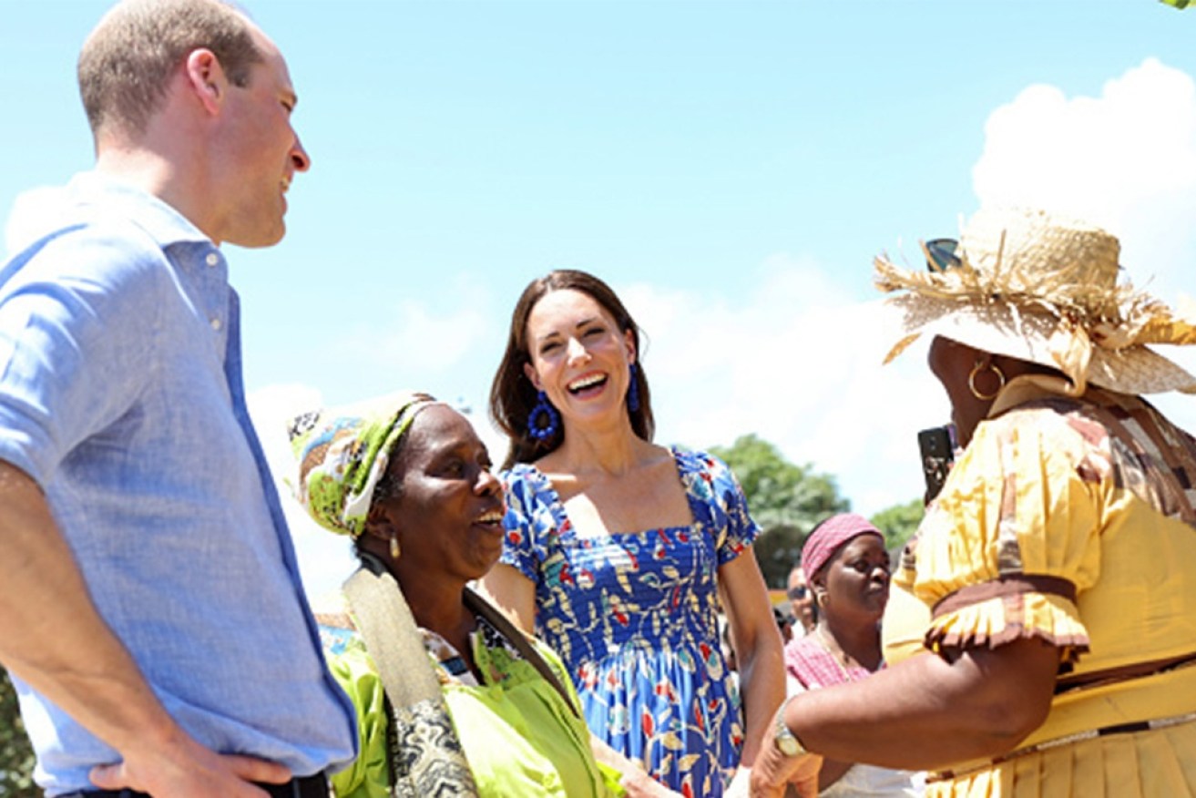 William and Kate touch down in Belize, where the transition to a republic is being considered. <i>Photo: Getty</i>
