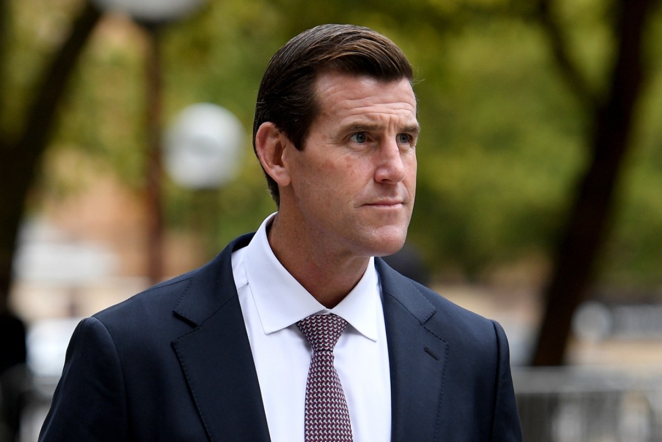 A witness for Ben Roberts-Smith says he never said "we're going to blood the rookie".
