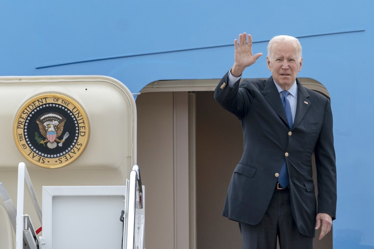 US President Joe Biden has travelled to Europe for discussions over further Russian energy sanctions.