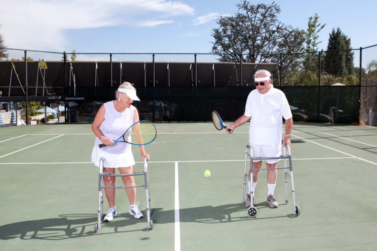 Game, set and match: Life-long hits and giggles on the tennis court slows down the ageing of muscles.