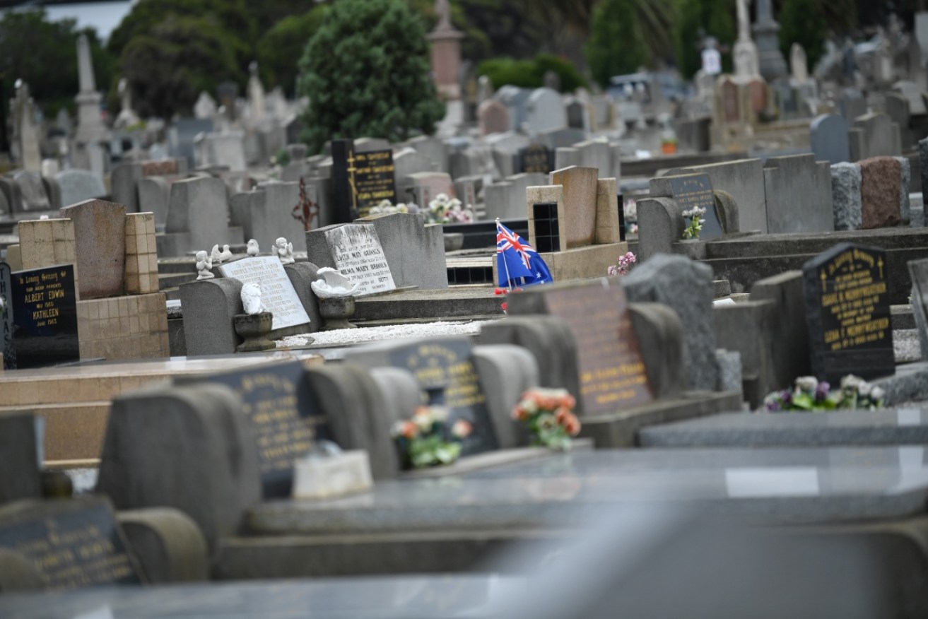 Body parts were stolen from graves at Footscray General Cemetery between January 28 and February 1.