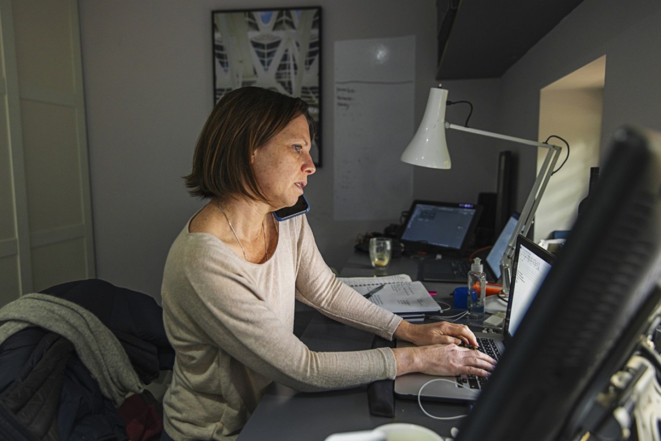 Fewer than half of workers in Melbourne's CBD have returned to the office full time. 