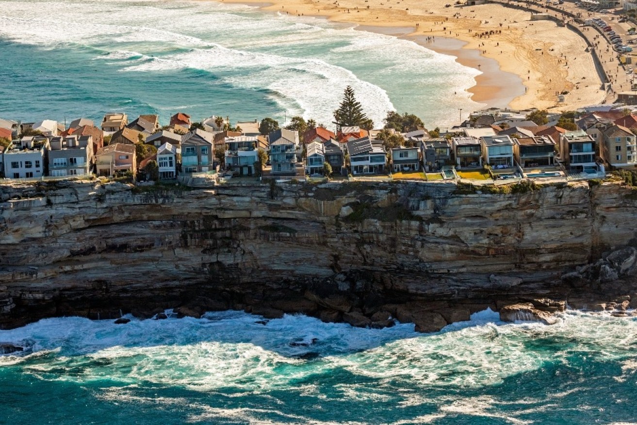 People residing along Australia's coastlines are living on the edge in more ways than one.