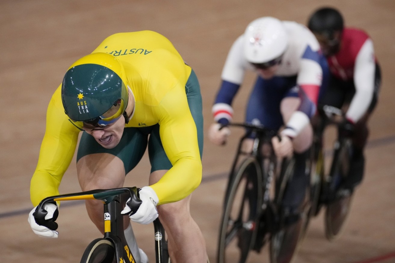 Triple Olympian Matthew Glaetzer has won the Australian keirin title for the fourth time.