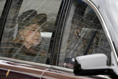 Queen steps out for Philip’s memorial service