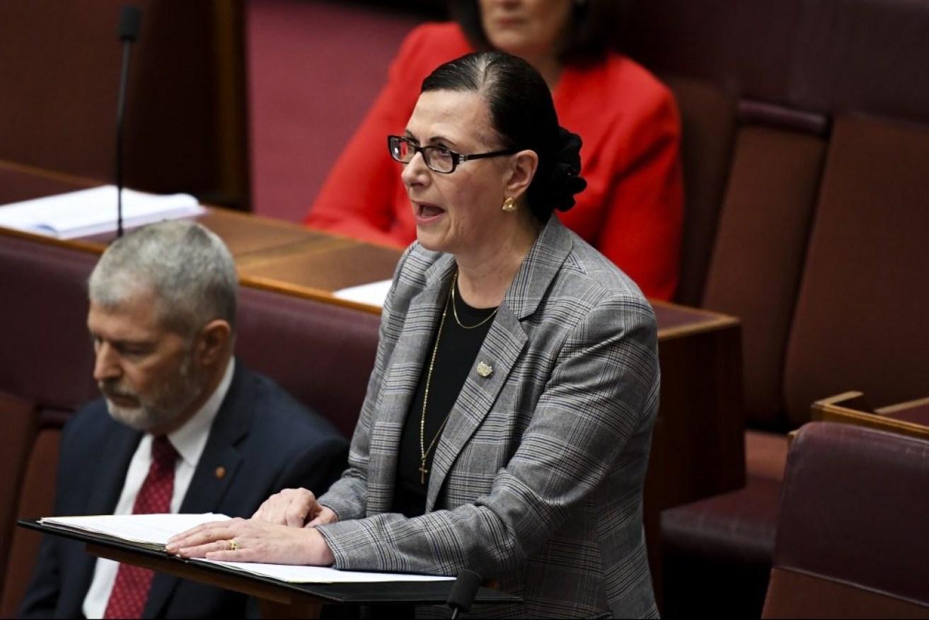 Liberal senator Concetta Fierravanti-Wells savaged Prime Minister Scott Morrison in Canberra on Tuesday.