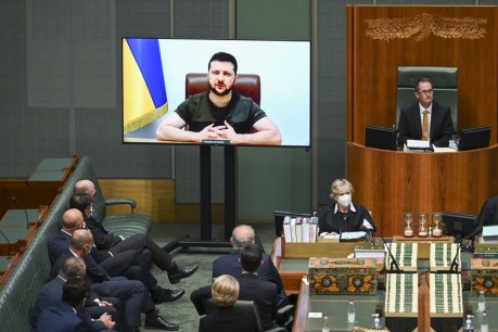 Ukrainian President pleas for more military aid