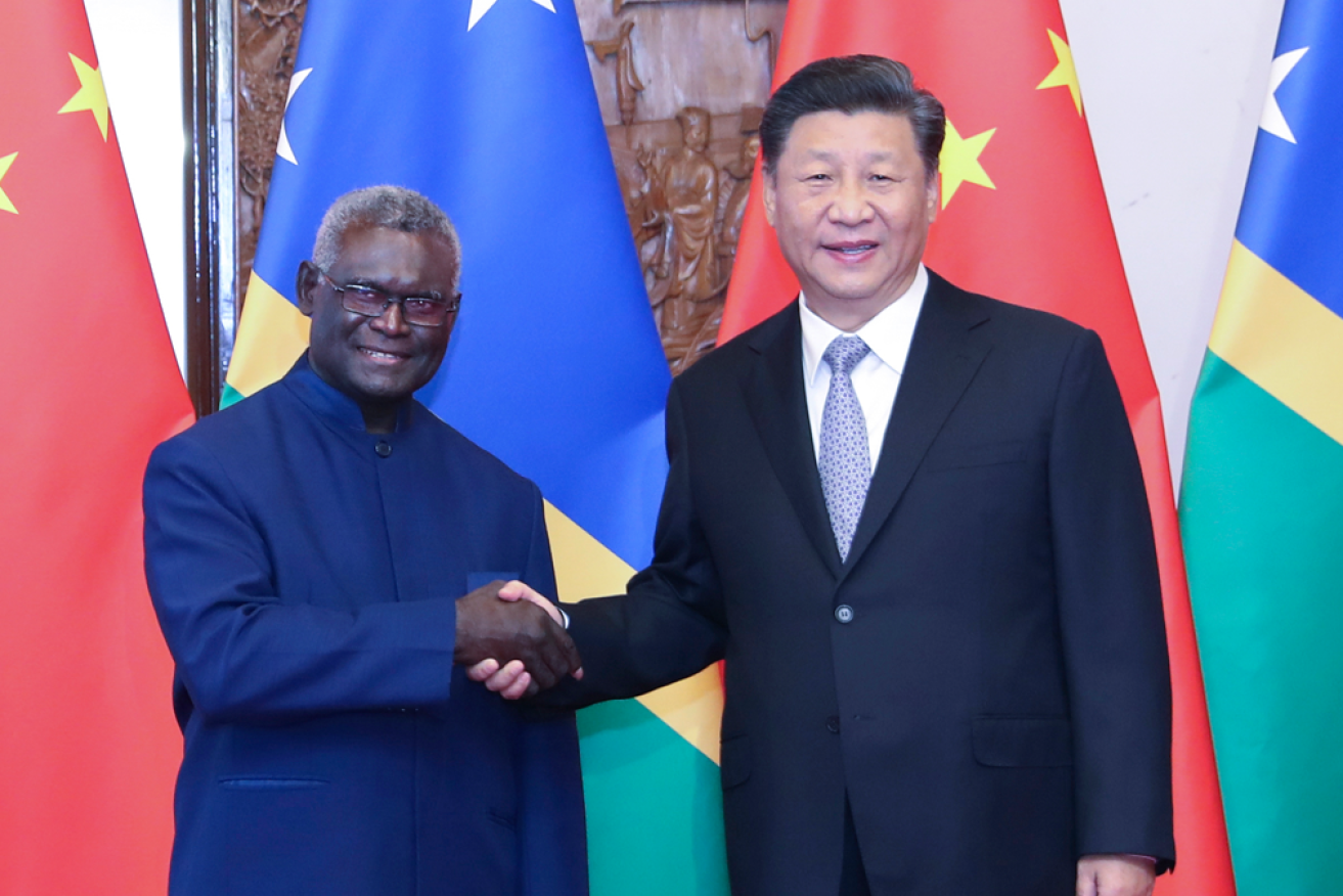 A security deal between the Solomon Islands and China has set off alarm bells in Canberra.