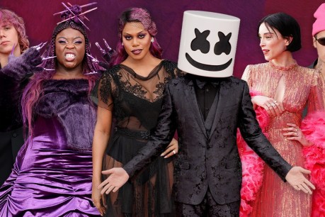 Music’s biggest stars got ‘pink’ memo at Grammys