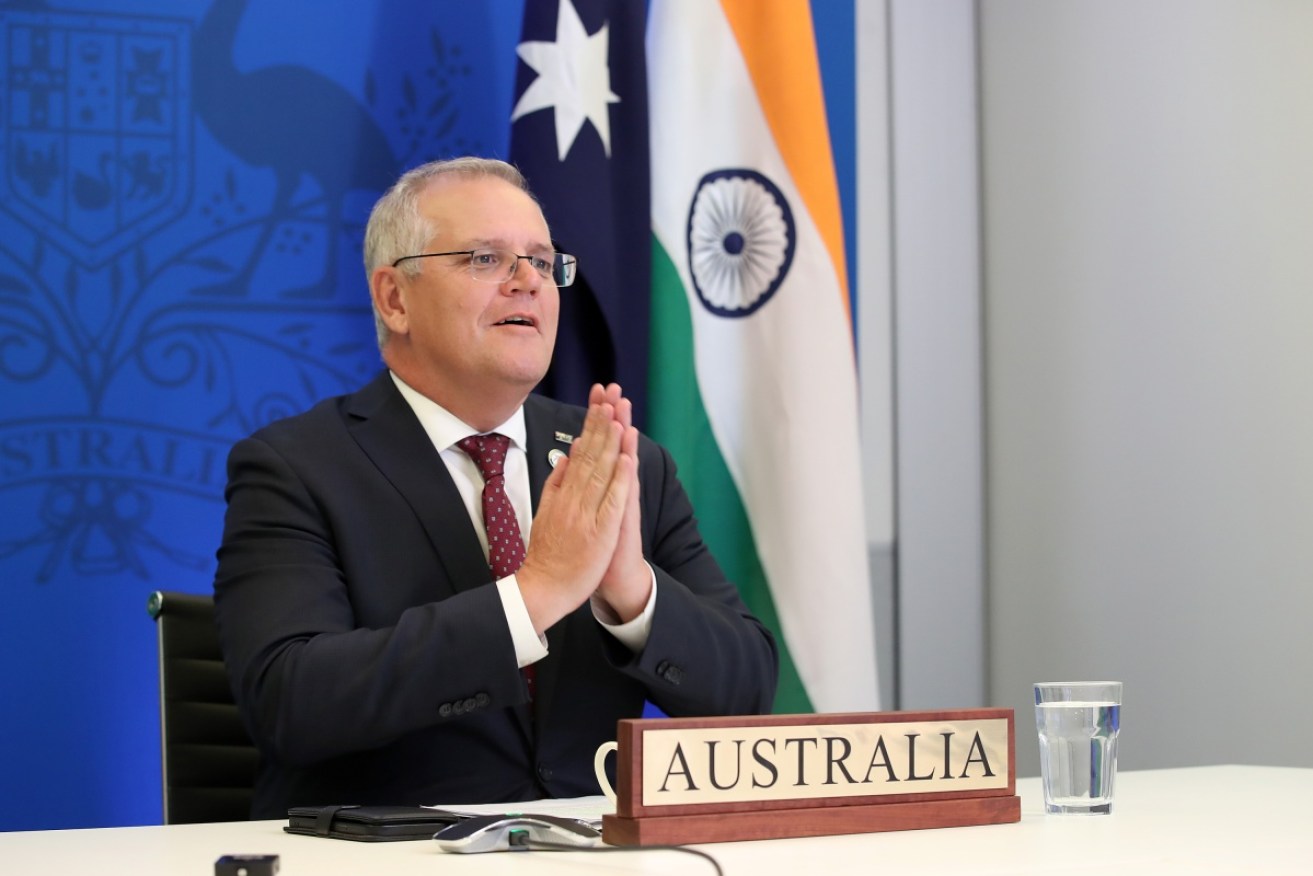 Scott Morrison says a new trade deal with India could triple exports to the world's fastest-growing economy. 