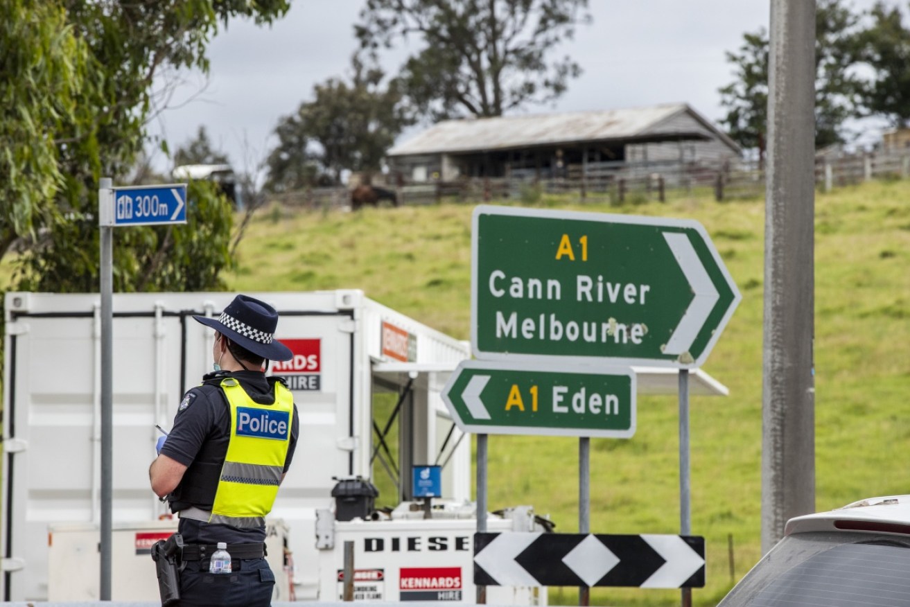 Roads are blocked across Victoria's east after flooding due to days of heavy rain. (file photo)