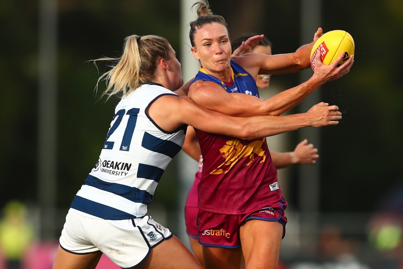 Emily Bates was crowned the AFLW’s best and fairest in Melbourne on Tuesday night.