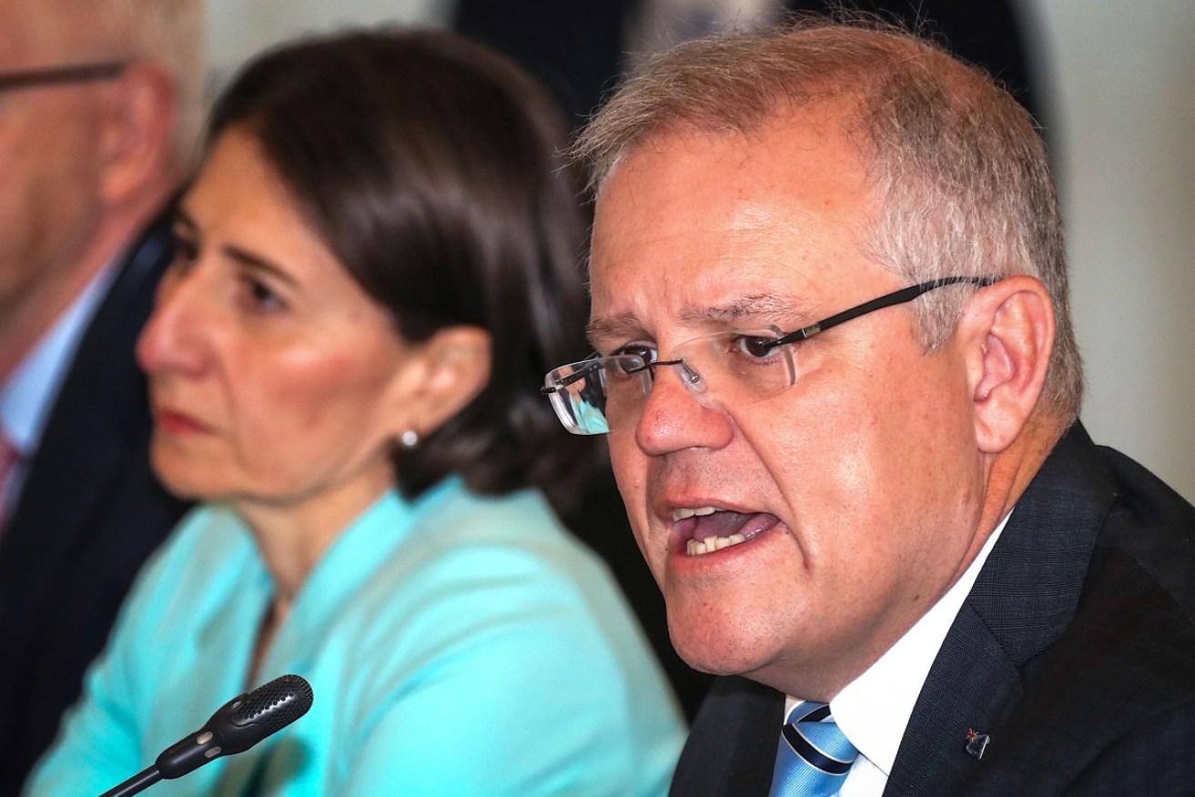 Another text has emerged, showing Gladys Berejiklian apparently criticising Scott Morrison.