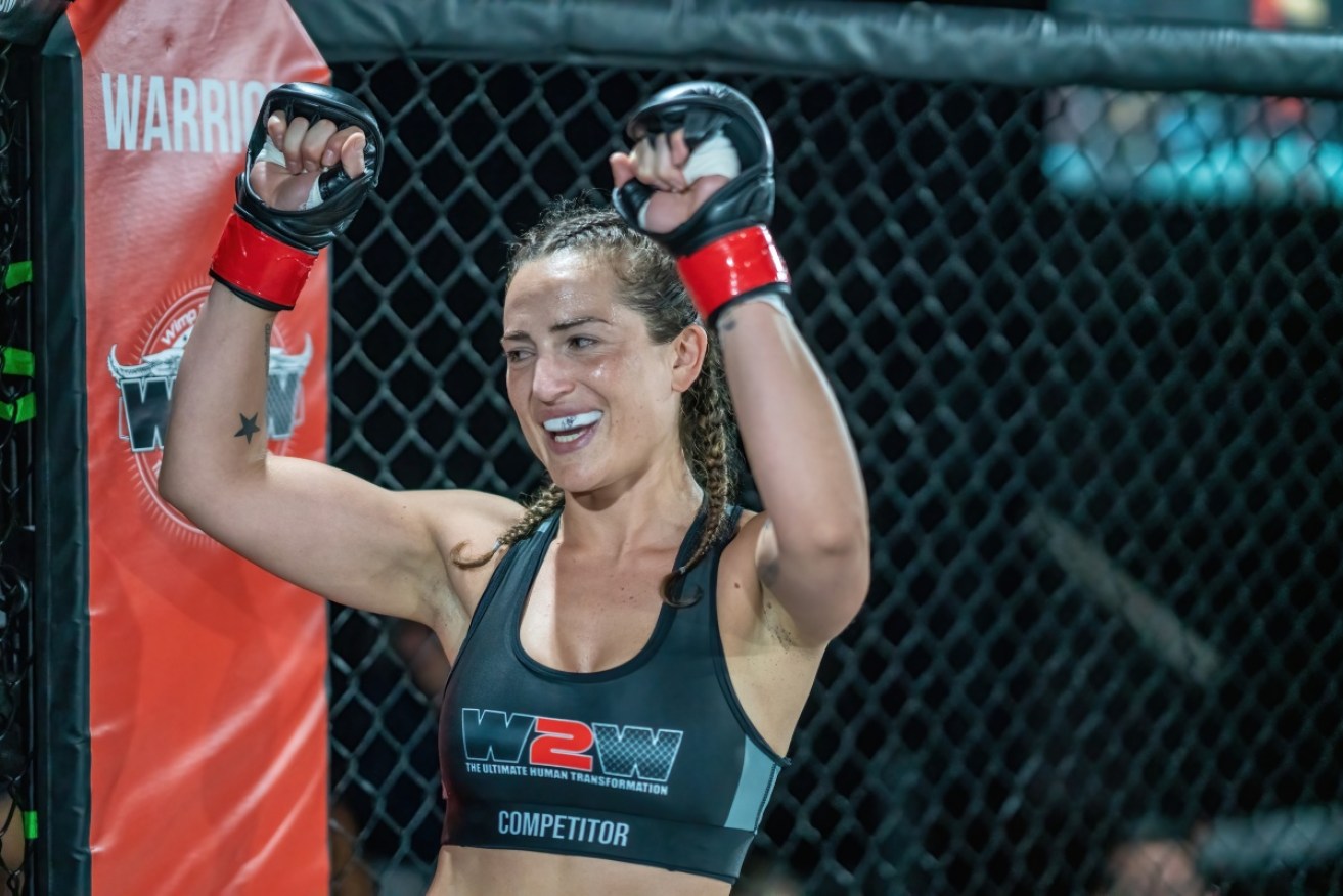 Doing mixed martial arts helped Tibi deal with her anxiety. 