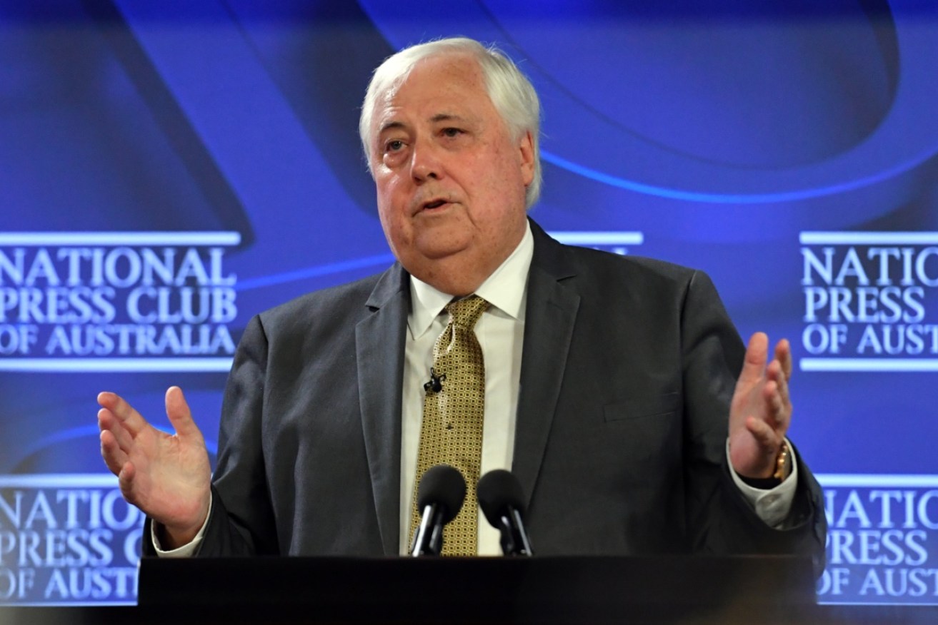 Clive Palmer said on Thursday his party would preference the major parties and the Greens last in the Senate.